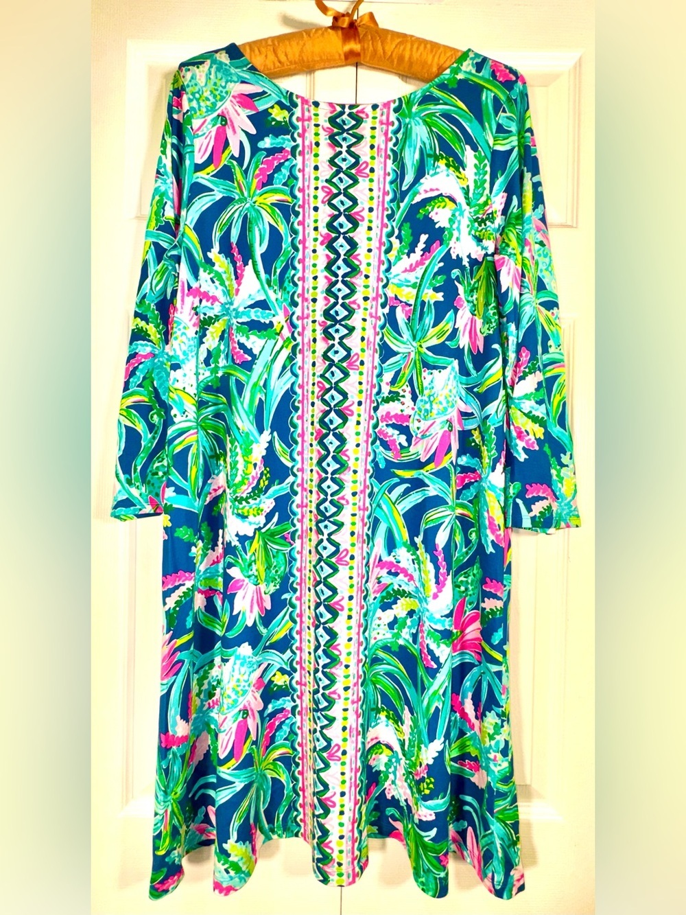 Lilly Pulitzer Ophelia Dress Macaw Sweet Escape Size Large NWOT